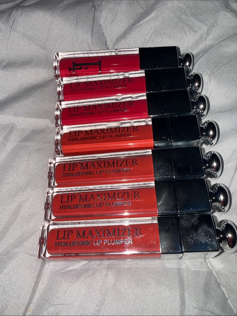 D Lip Maximizer Glosses in Red and Coral Tones (Set of 6)